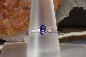 Tanzanite and Diamond Ring