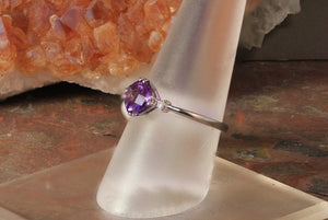 Amethyst and Diamond Ring