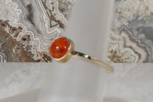 Pretty Mexican Fire Opal Ring