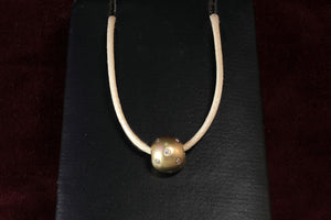 Sale! Yellow Gold Bead Necklace