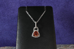 Sale! Spessartine Garnet Pendant