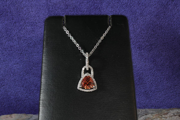 Sale! Spessartine Garnet Pendant