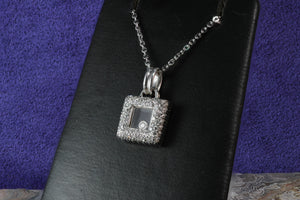 Sale! Square Window Diamond Pendant