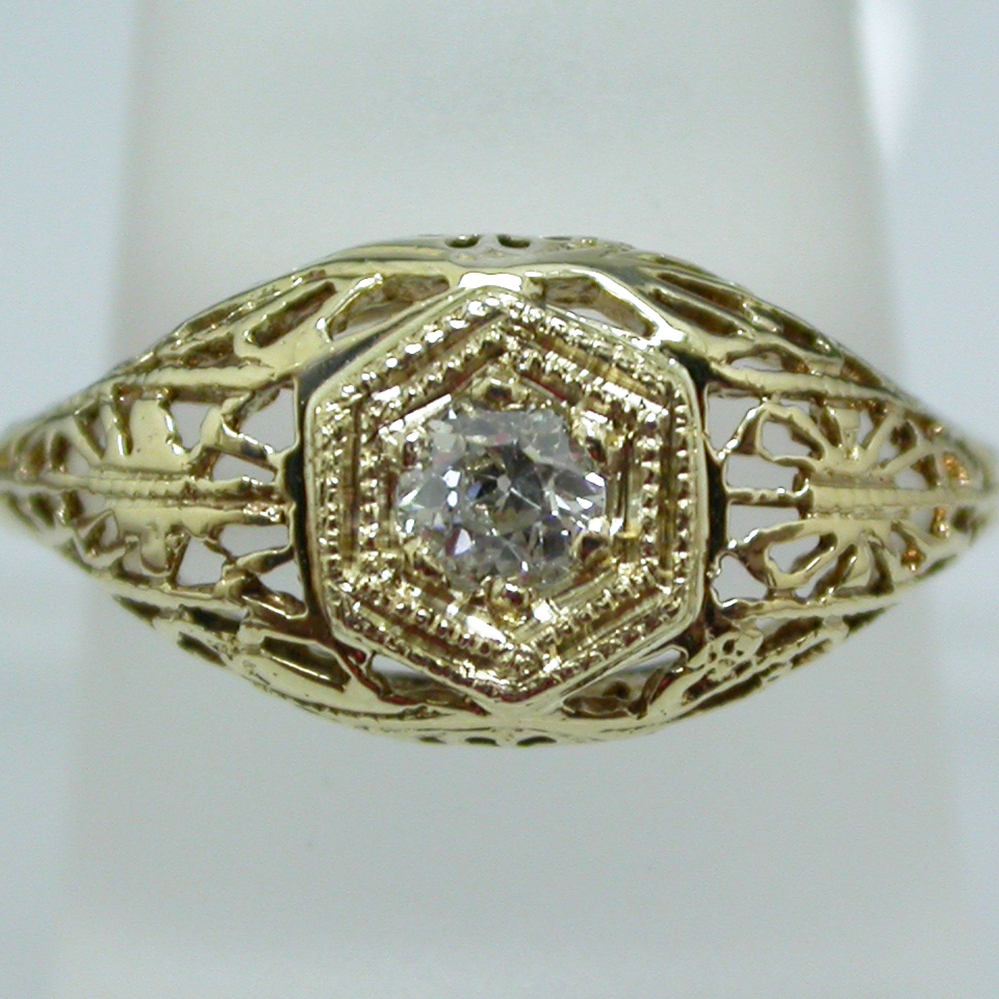 Vintage 14k Gold Amethyst Ring